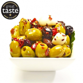 Awfully Chilli Pitted Olives